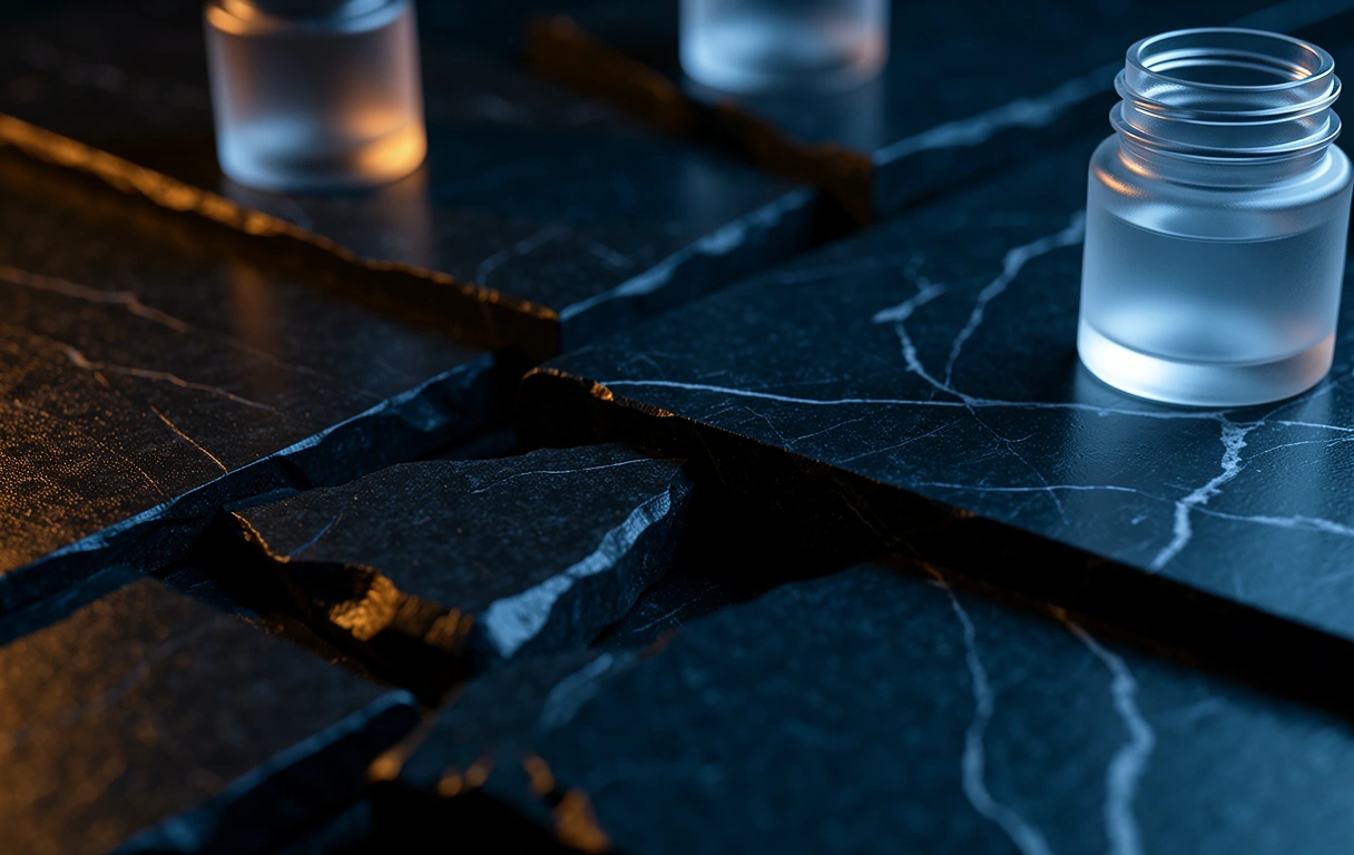 Mineral textures representing data security